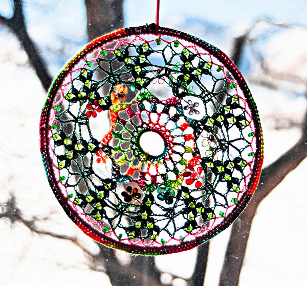 Hanging Mandala Window & Wall Decor - Lakshmi Fortune