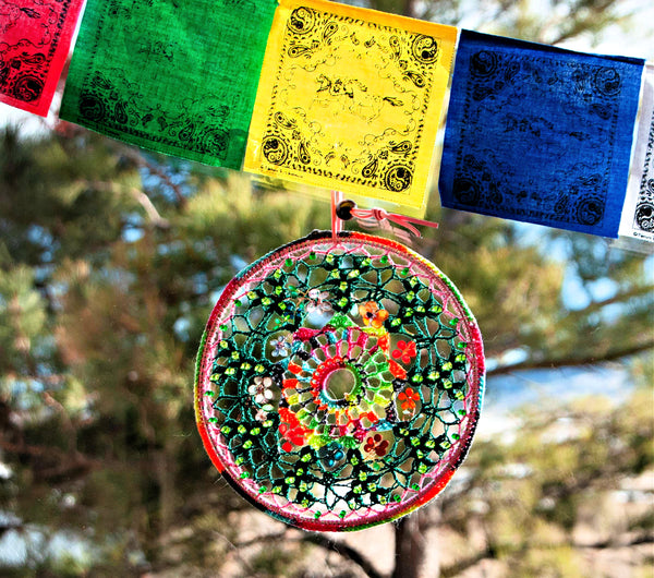 Hanging Mandala Window & Wall Decor - Lakshmi Fortune
