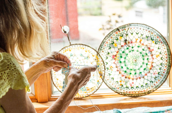 Hanging Mandala Window & Wall Decor - Lakshmi Fortune