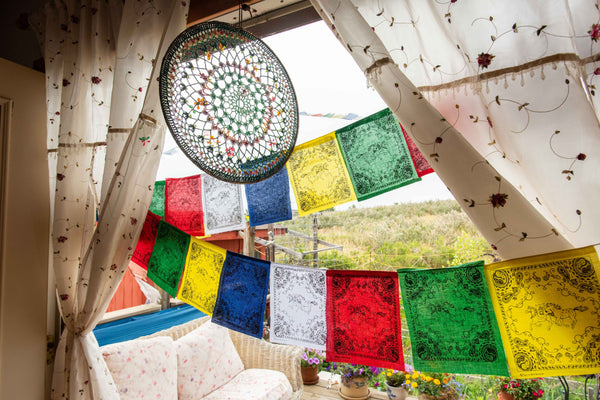 Hanging Mandala Window & Wall Decor - Lover's Embrace