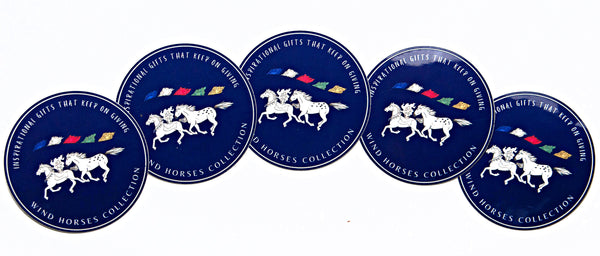 Wind Horses Stickers